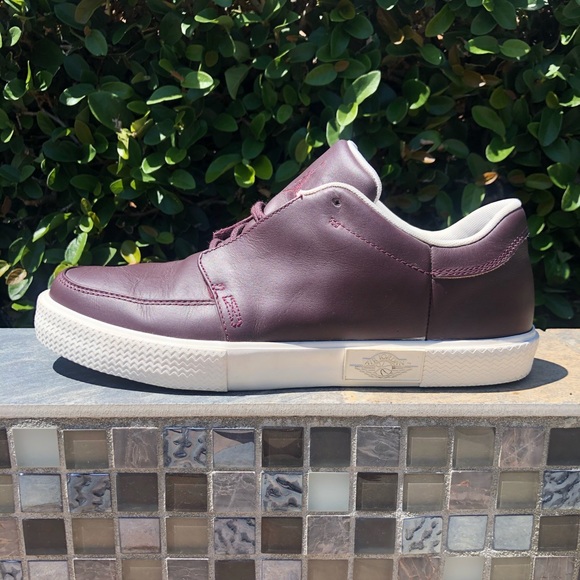 *SOLD* Jordan V.5 Low Deep Burgundy Brown Leather Sz 9.5 - Picture 2 of 10